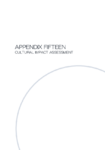 Appendix 15: Cultural Impact Assessment preview