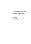 Annual Environmental Incident Report 2001 preview