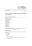 Minutes Transport Committee 14 Oct 2021 preview
