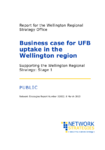 Business case for UFB uptake in the Wellington Region - Network Strategies, 2013 preview