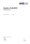 Quality of Life Survey and Report 2012  preview