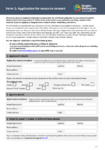 Form 1: Resource Consent Application preview