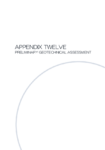 Appendix 12: Preliminary Geotechnical Assessment preview