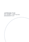 Appendix 5: Earthworks & Construction Management Plan preview