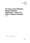 Effects of Wellington Roads of National Significance Report 2015 preview