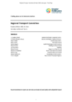 Regional Transport Committee 22 March 2022 order paper preview