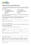 Change of Resource Consent Holder Form preview