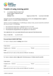 Transfer of Swing Mooring Permit Form preview