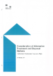 Appendix 2: Consideration of Alternative Treatment and Disposal Options preview