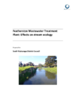 Appendix 11b: Featherston Wastewater Treatment Plant: Effects on Stream Ecology preview