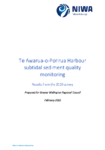 Te Awarua-o-Porirua Harbour Subtidal Monitoring – Results from the 2020 Survey preview