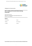 2022 Funding and Financial Policies hearing committee 17 May 2022 order paper preview