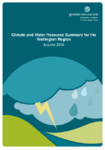 Climate and Water Resources Summary for the Wellington Region - Autumn 2016 summary preview