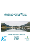 Porirua City Council 26 July 2018 preview