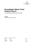Groundwater Nitrate Trend  Analysis Report preview