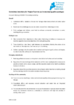 Committee Intentions for Project Team to use in developing policy packages following 3 August 2017 preview