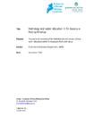 Hydrology and Water Allocation in Te Awarua-o-Porirua - 14 September 2015 preview