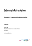 Sediments in Porirua Harbour by Malcolm Green - 27 August 2015 preview