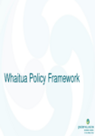 TAoPW Committee Meeting Whaitua Policy Framework 4 May 2017 preview