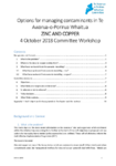 Issues Paper Zinc & Copper TAoP Whaitua Committee Workshop 4 October 2018 preview