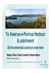 Update on Environmental Monitoring in Te Awarua-o-Porirua Harbour & surrounds 24 August 2017 preview