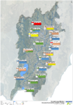 Map of e-coli modelling results - simulated swimming category changes preview