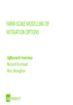 Farm-scale modelling of mitigation options by Richard Muirhead preview