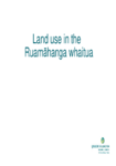 Land use in the Ruamāhanga Whaitua by Andrew Stewart  preview