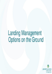 Landing management options on the ground  preview
