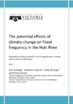 The potential effects of  climate change on flood  frequency in the Hutt River preview