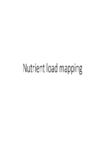Nutrient load mapping by John Bright preview