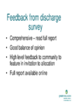 Feedback on discharges survey and looking to water allocation  preview