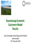 Ruamahanga Economic  Catchment Model Results preview