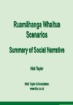 Social assessment for Ruamāhanga Whaitua scenarios preview