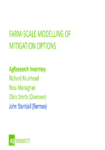 Updated Farm-scale modelling of mitigation options by Richard Muirhead preview