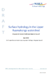 Draft Surface hydrology in the Upper Ruamāhanga watershed by Christian Zammitt preview