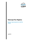 Wairarapa Flow Regimes - Economic impact assessment of draft Plan changes preview