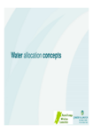Water allocation concepts preview