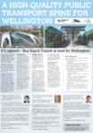 Wellington Public Transport Spine Study: A high quality public transport spine for Wellington: Dominion Post advertorial 5 March 2014 preview