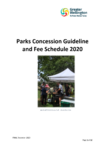 Concessions and Permits fee schedule    preview