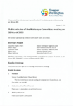 Public minutes of the Wairarapa Committee meeting on 29 March 2022 preview