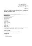 Signed Public minutes of the Council meeting 17 March 2022 preview