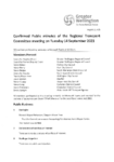 Signed Public minutes of Regional Transport Committee on 14 September 2021 preview