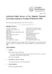 Signed Public minutes of Regional Transport Committee on 23 November 2021 preview
