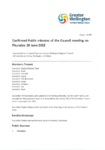  Confirmed Public minutes of Council meeting on Thurs 30 June 2022 preview