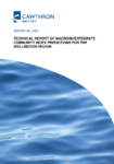 TECHNICAL REPORT OF MACROINVERTEBRATE COMMUNITY INDEX PREDICTIONS FOR THE WELLINGTON REGION preview
