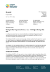 Letter to Ministers. Wellington Rail Programme Business Case – Wellington Strategic Rail Plan 18 Aug 2022 preview