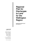 Regional Plan for Discharges to Land for the Wellington Region preview
