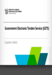 Government Electronic Tenders Service (GETS) Suppliers Guide preview