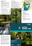 Kaitoke Regional Park brochure preview